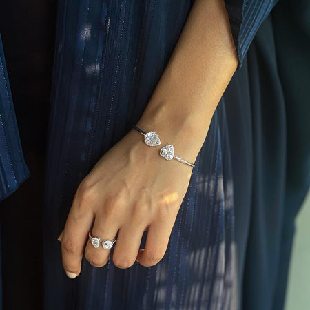 Charming Heart / Bangle Silver