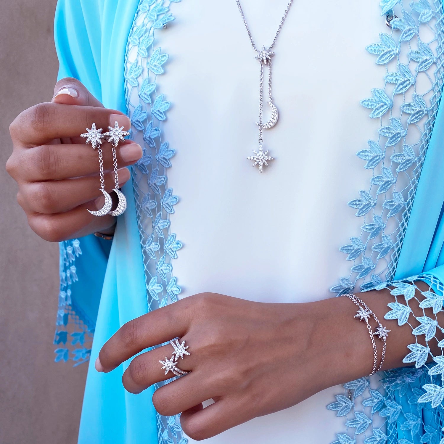 Moonstar / Double Set Silver