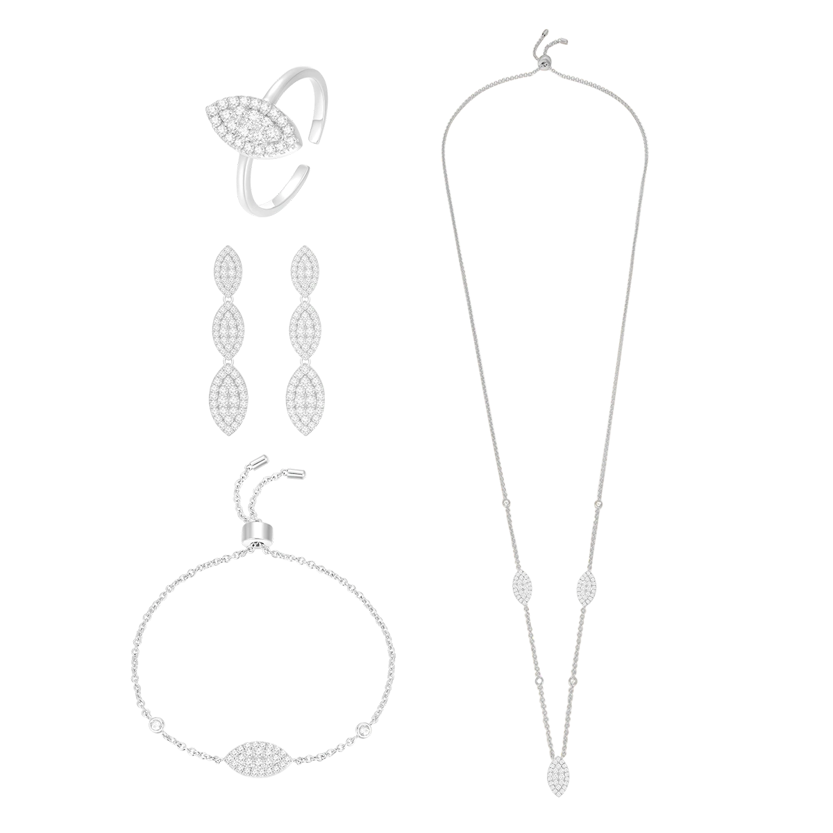 Daisy Leaf / Set Silver