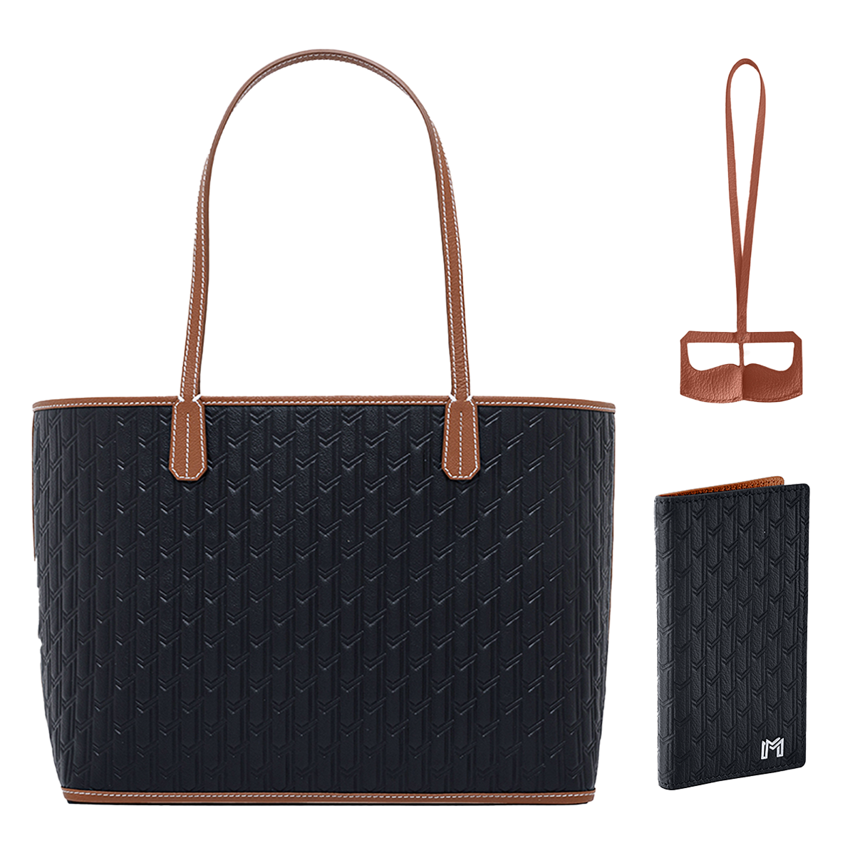 Travel Tote / Long Wallet / Burqa Charm - Gift Set