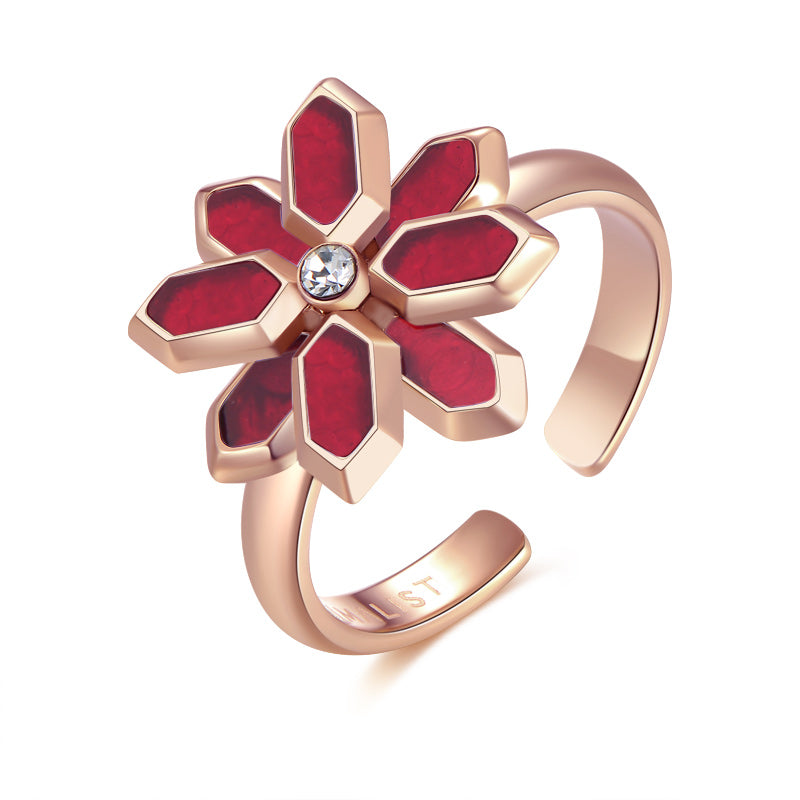 Lotus / Set Red Rose Gold