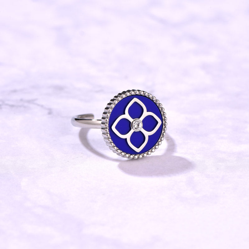 Ameera / Ring Blue Silver