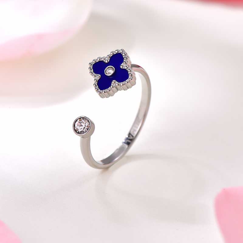 Mini Joory / Ring Blue Silver