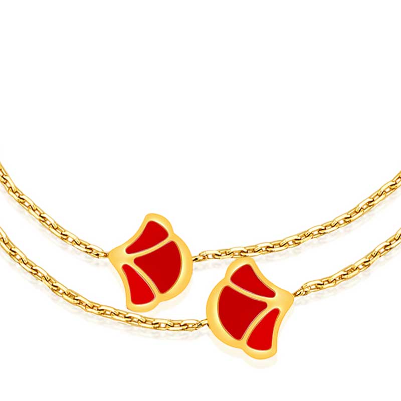 Tulip / Bracelet Red Gold