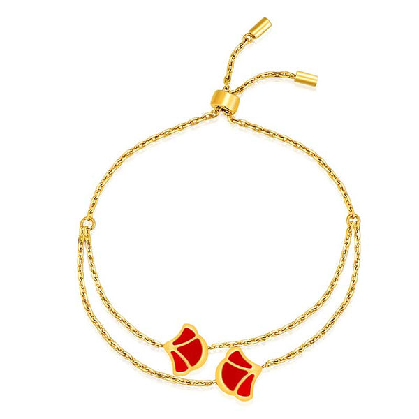 Tulip / Bracelet Red Gold