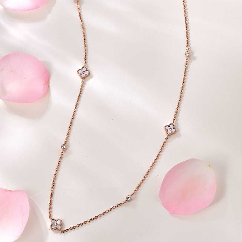 Mini Joory / Necklace Pearl Rose Gold