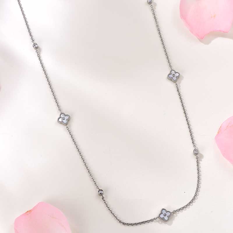 Mini Joory / Necklace Pearl Silver