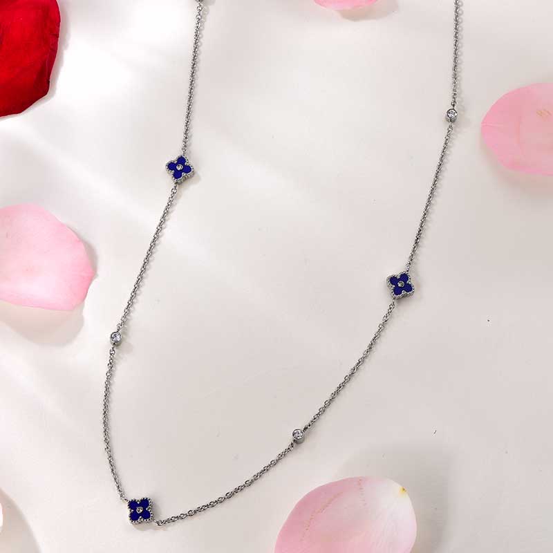 Mini Joory / Necklace Blue Silver