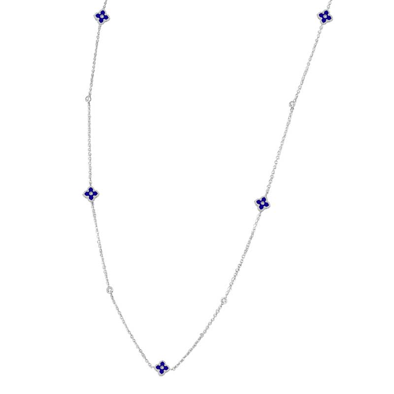 Mini Joory / Necklace Blue Silver