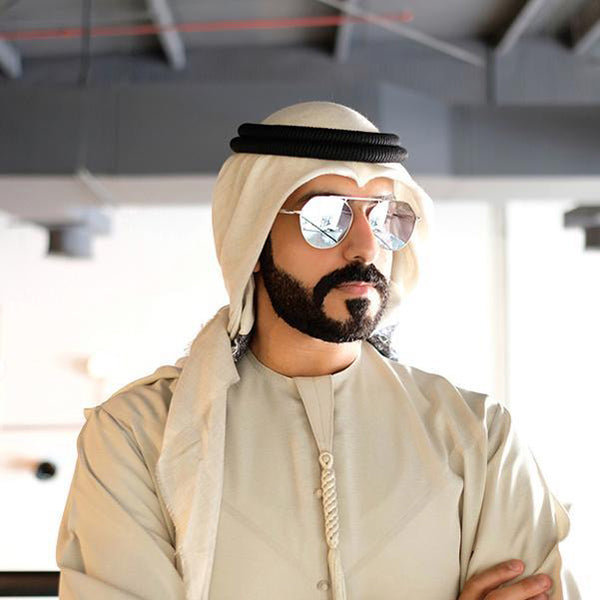 Outsider - Silver / Blue Mirror