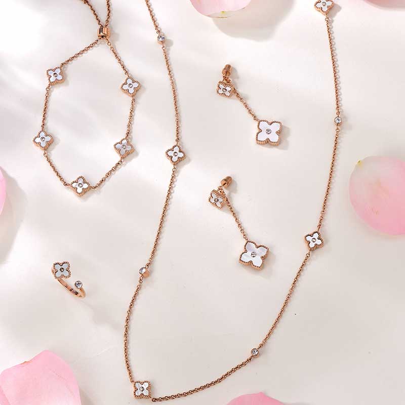 Mini Joory / Set Pearl Rose Gold