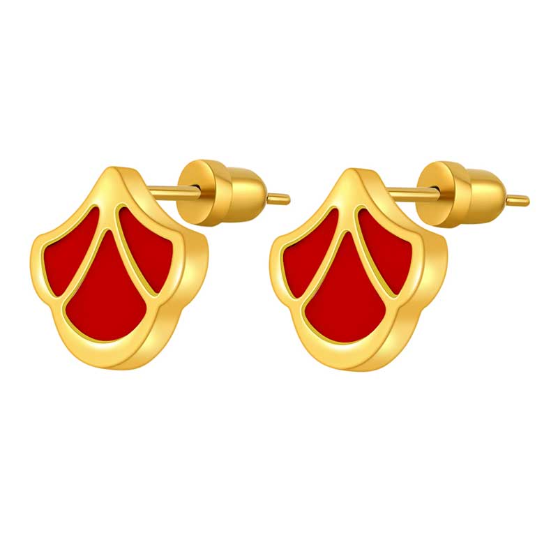 Tulip / Set Red Gold