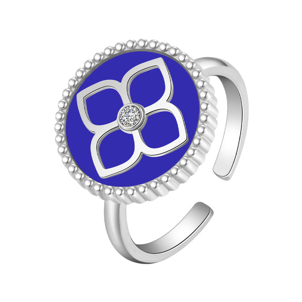 Ameera / Ring Blue Silver