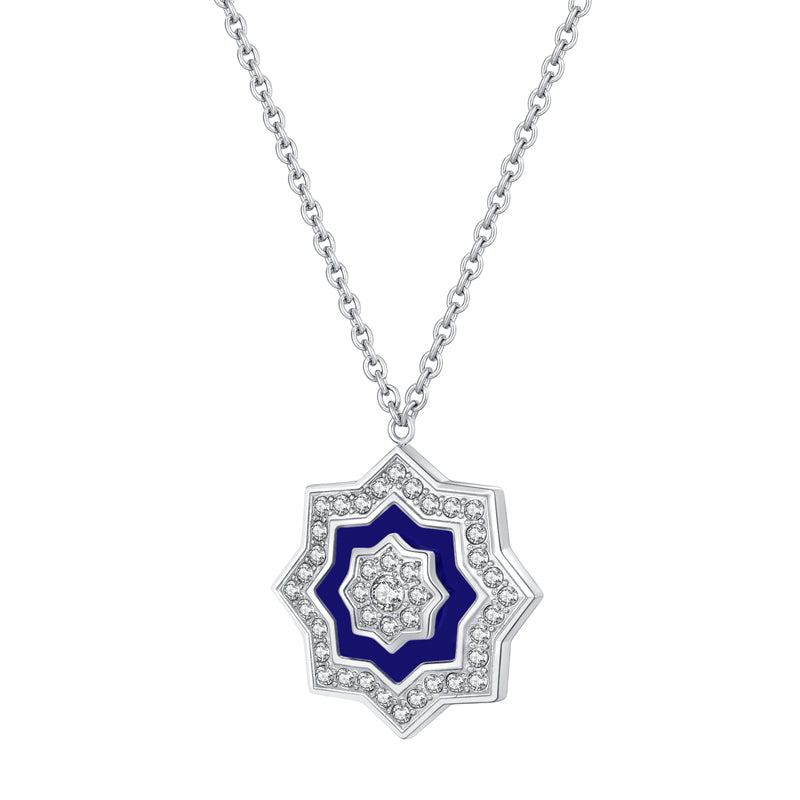 Najm / Necklace Blue Silver