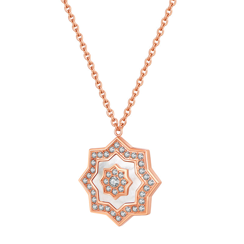 Najm / Necklace Pearl Rose Gold