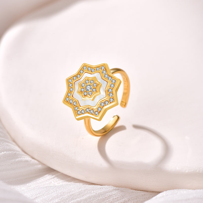 Najm / Ring Pearl Gold