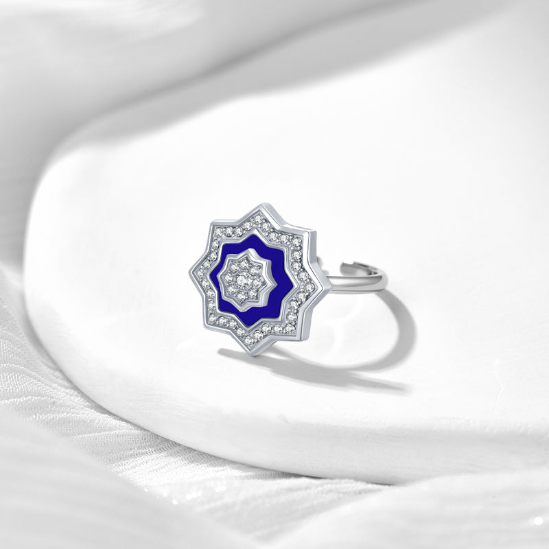 Najm / Ring Blue Silver