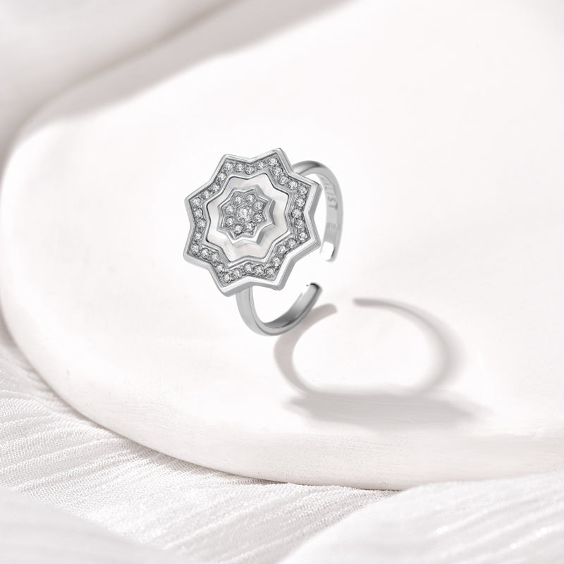 Najm / Ring Pearl Silver