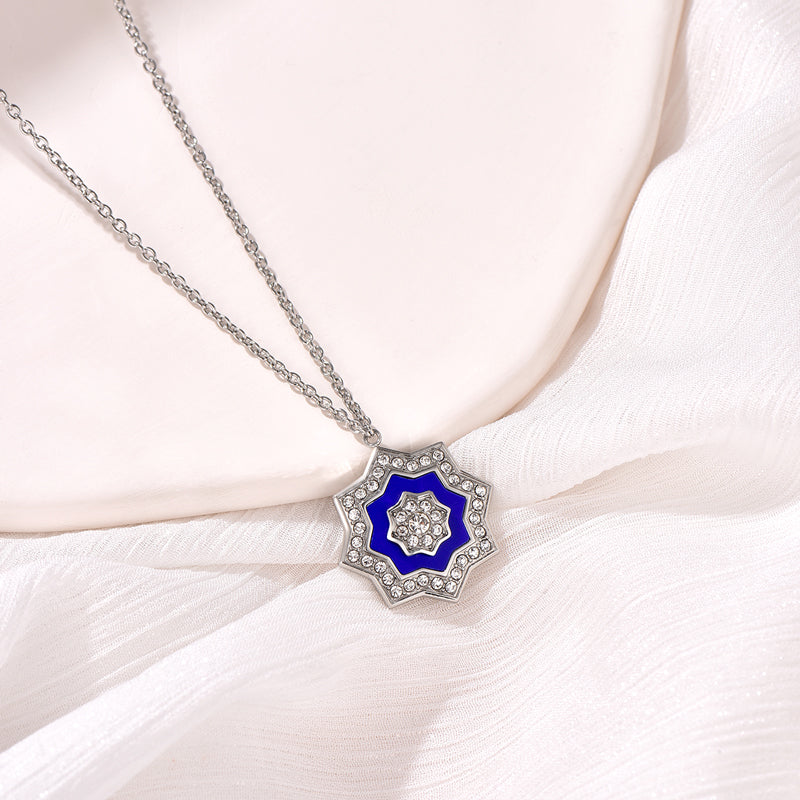 Najm / Necklace Blue Silver