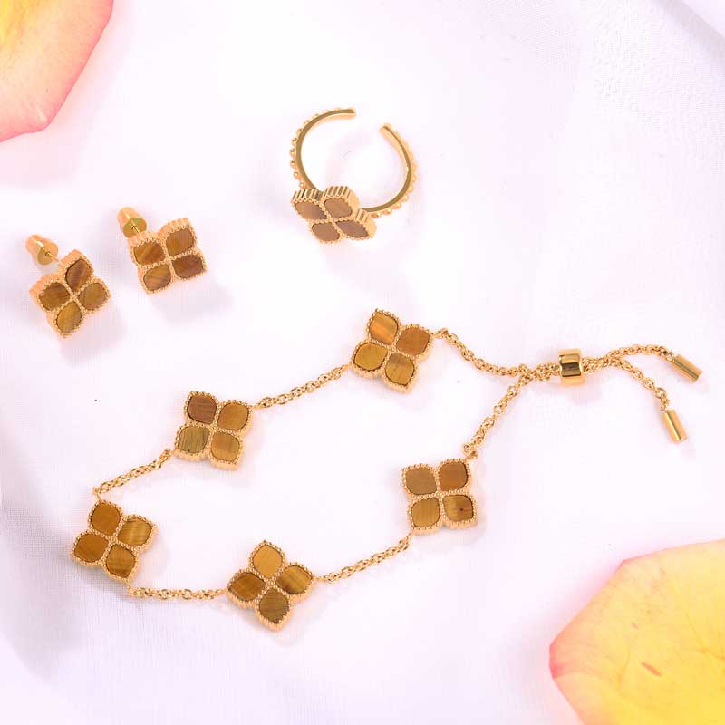 Joory / Set Tiger Eye Gold