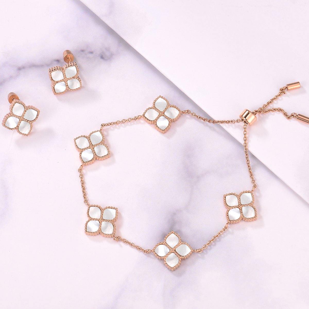 Joory / Earrings Pearl Rose Gold - MINIMALIST