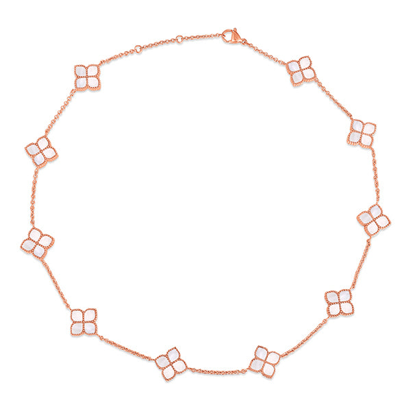 Joory / Choker Necklace Pearl Rose Gold