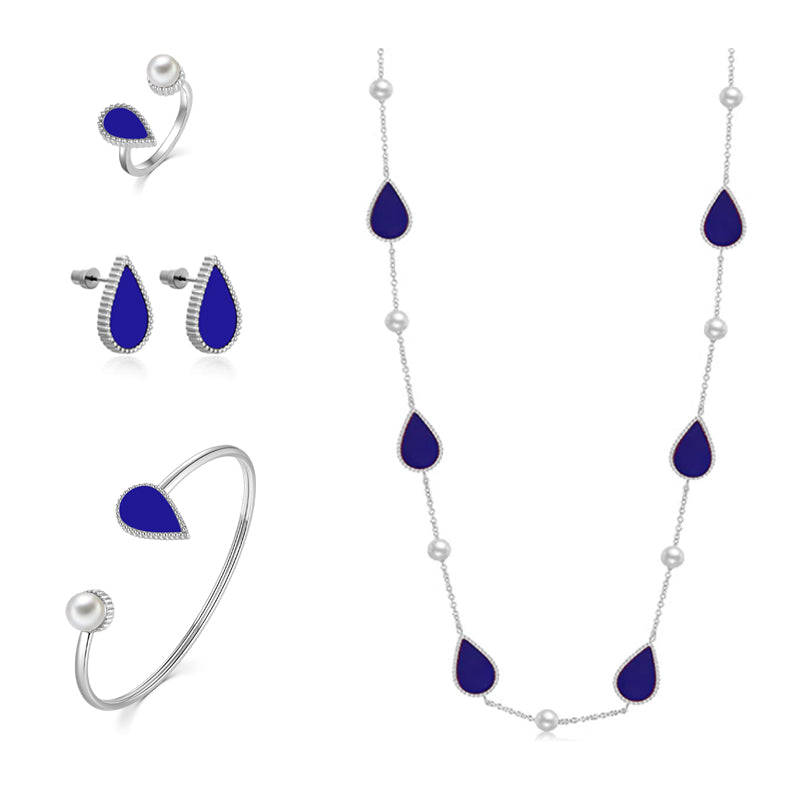 Drop / Set Blue Silver