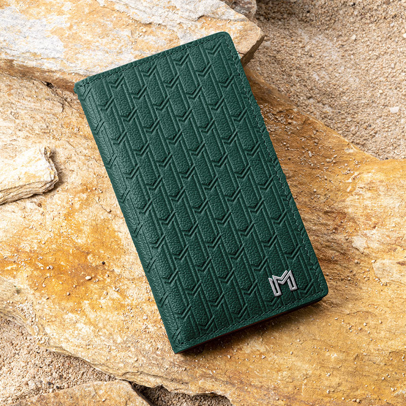 Camel Leather Green / Silver