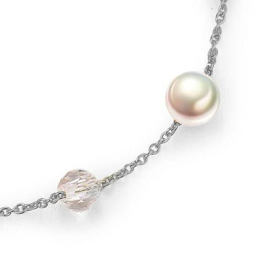 Sphere / Pearl Silver Crystal - minimalistae