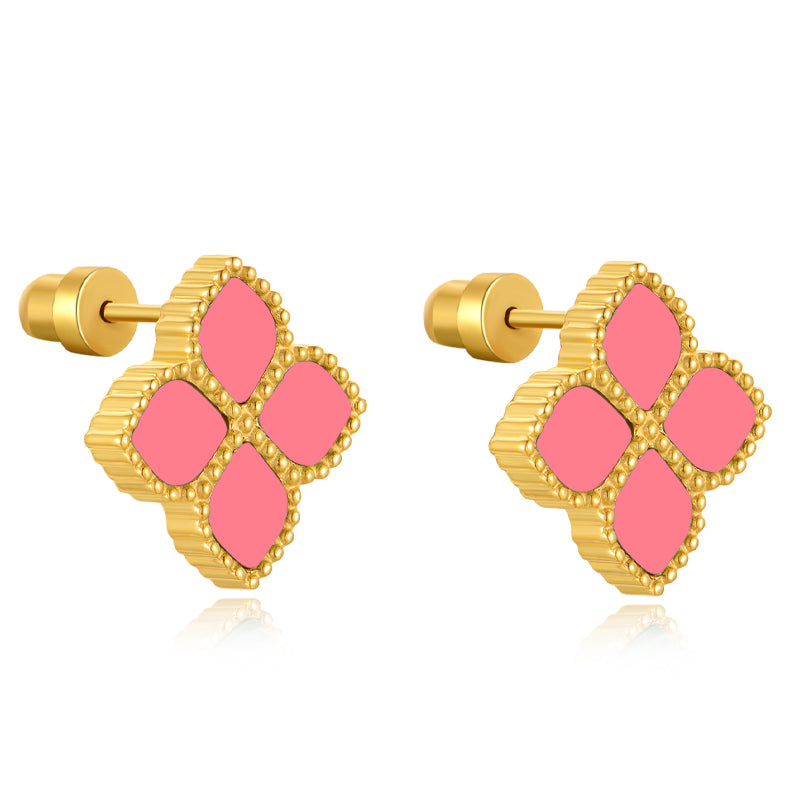 Joory / Earrings Pink Gold