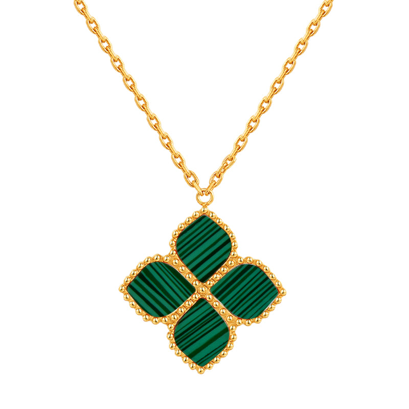 Joory / Necklace Malachite Gold