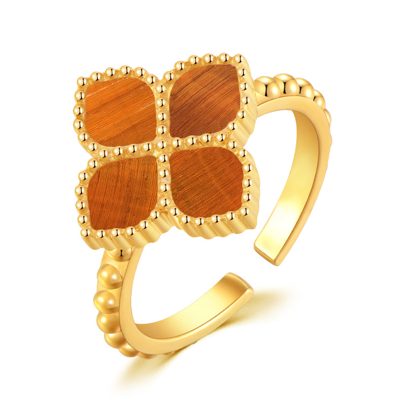 Joory / Ring Tiger Eye Gold