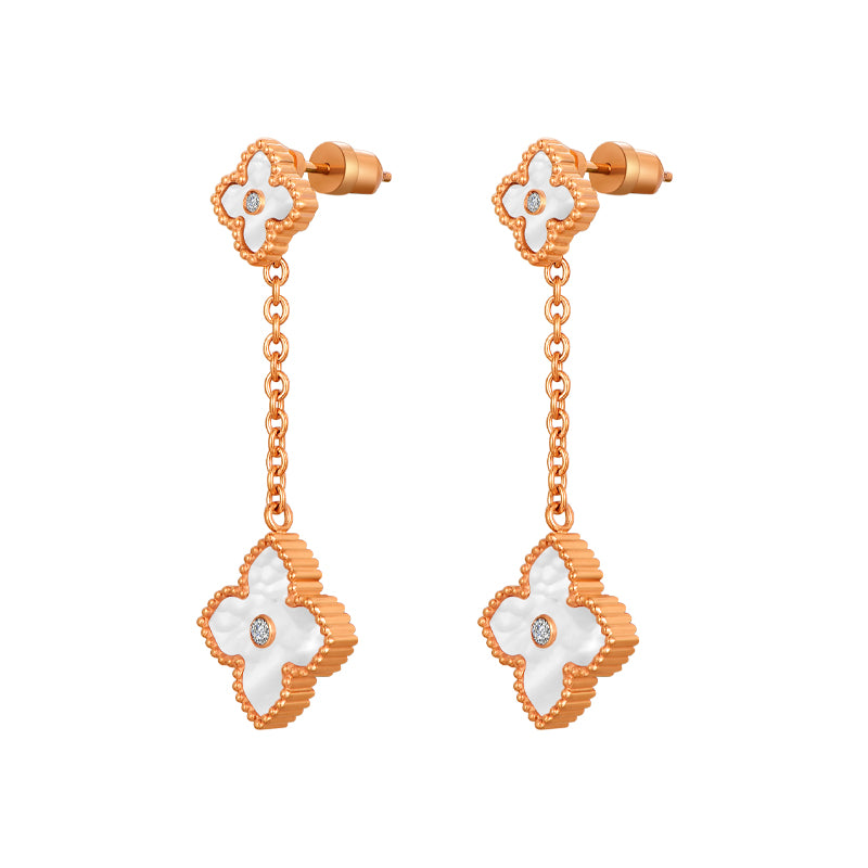 Mini Joory / Earrings Pearl Rose Gold