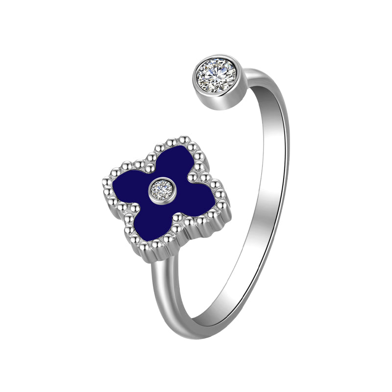 Mini Joory / Ring Blue Silver