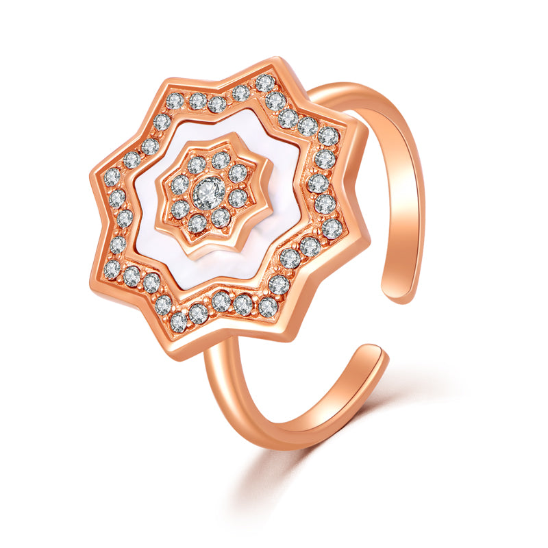 Najm / Ring Pearl Rose Gold