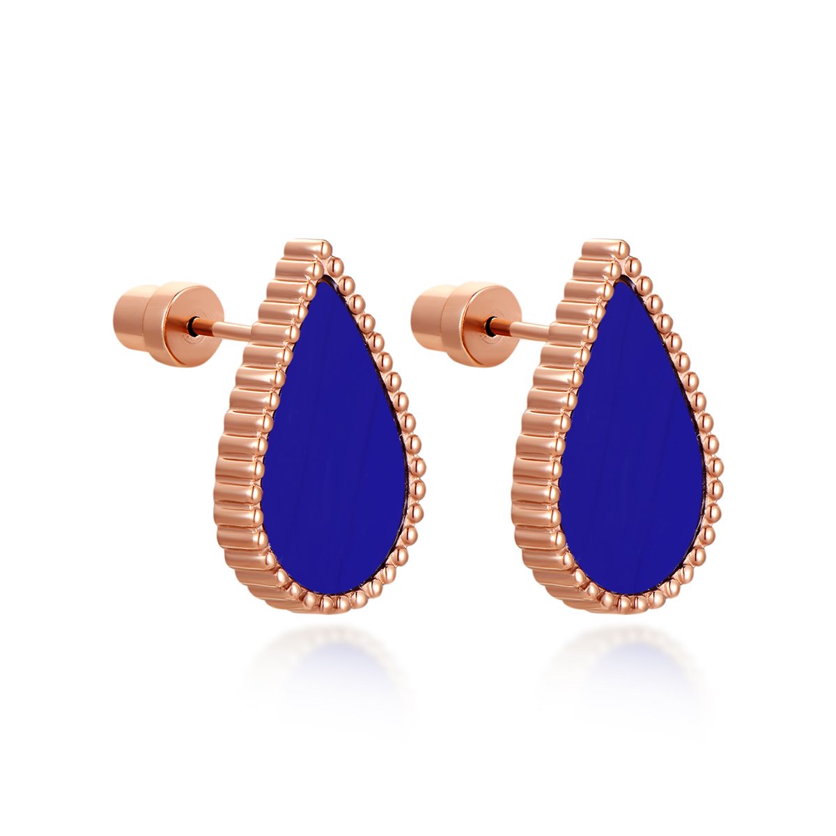 Drop / Set Blue Rose Gold