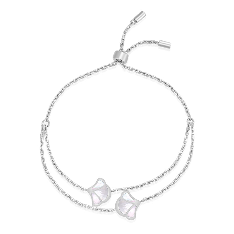 Tulip / Bracelet Pearl Silver