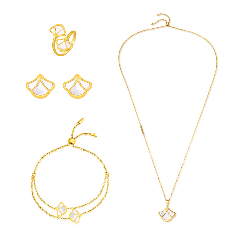 Tulip / Set Pearl Gold