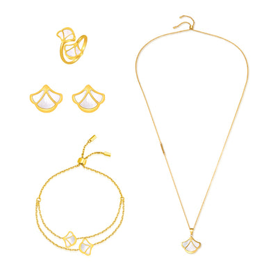 Tulip / Set Pearl Gold