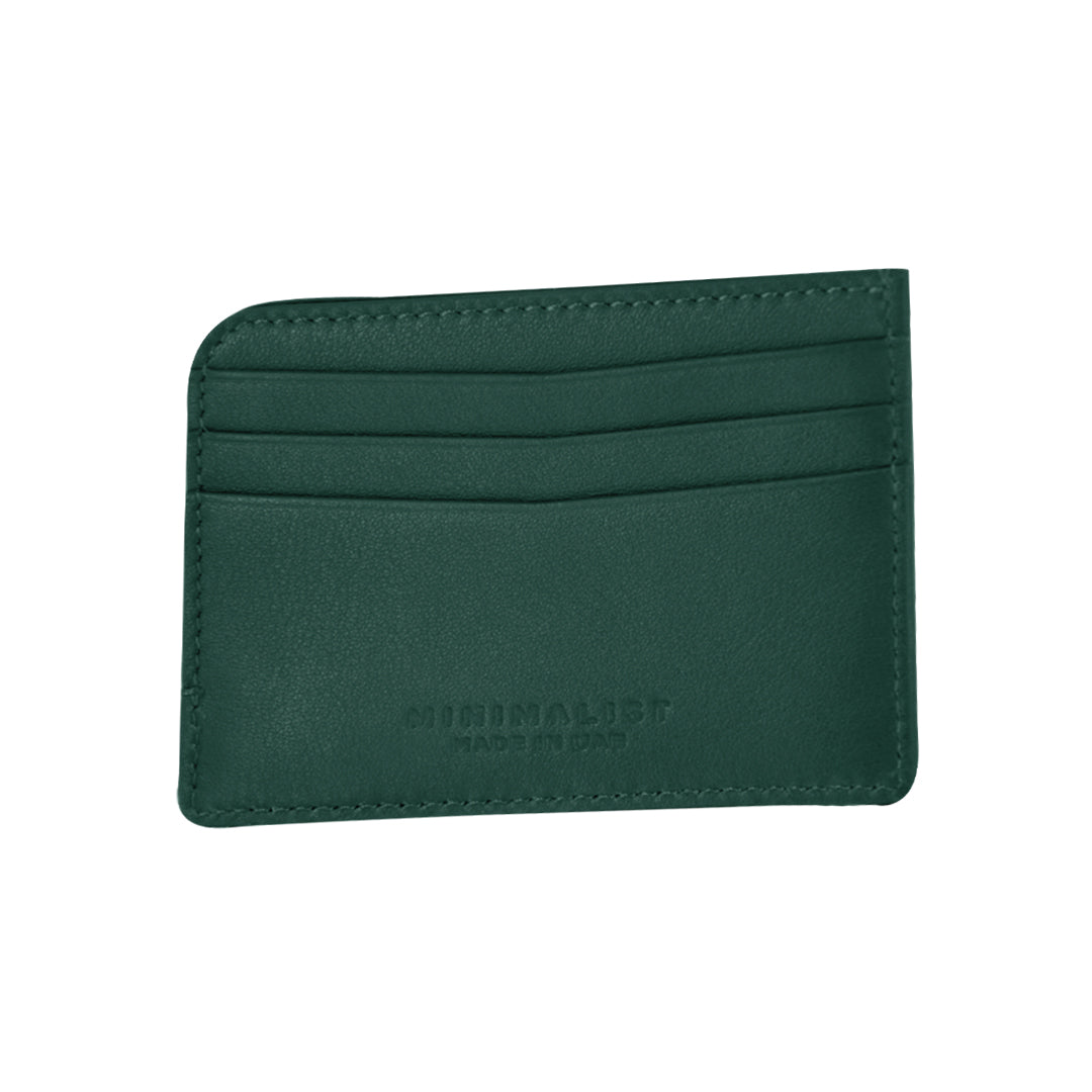 Italian Calfskin Leather Green / Gold