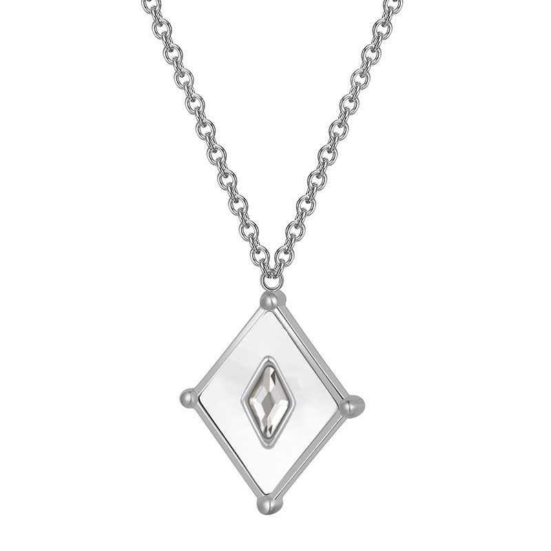 Kite / Necklace Pearl Silver